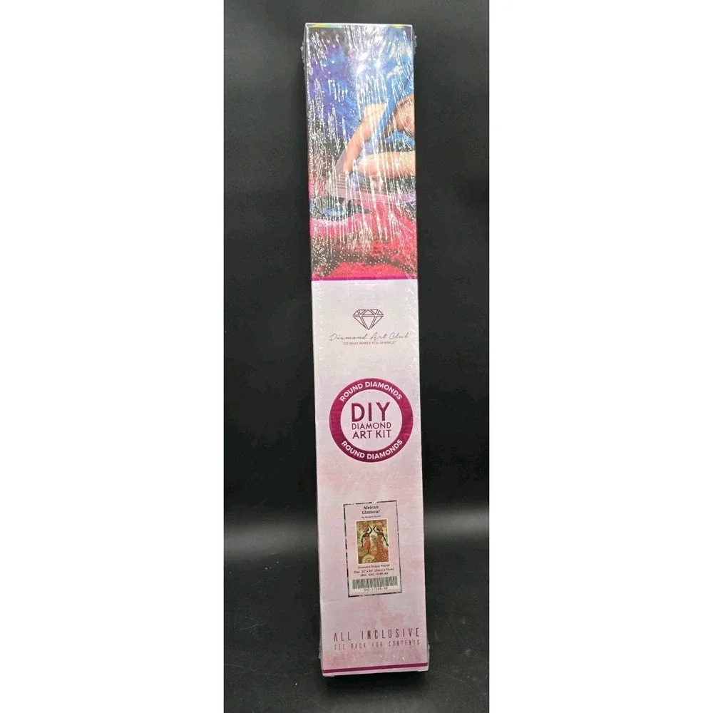 Diamond Art Club African Glamour Marjorie Sarnat DIY‎ Diamond Painting Kit Round